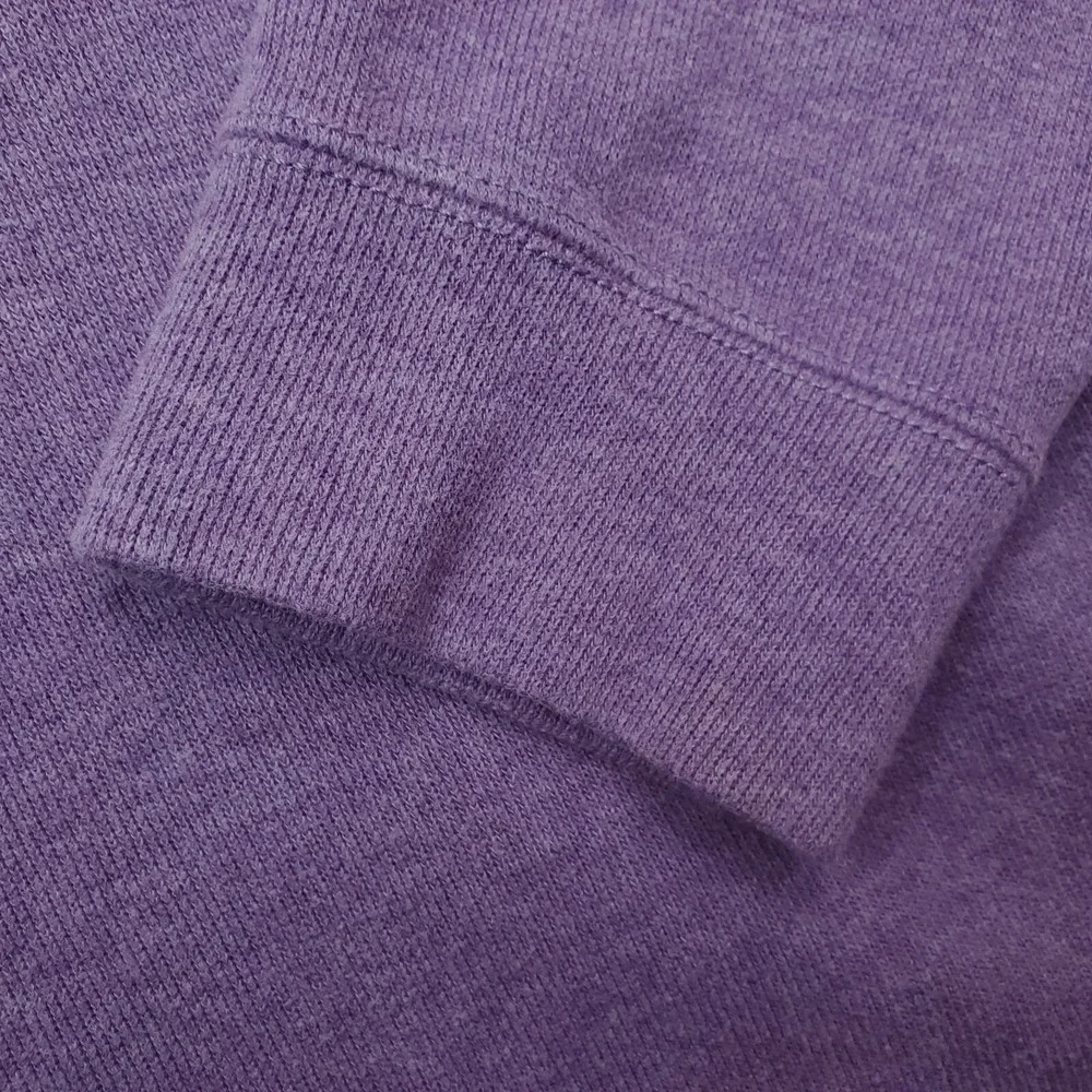 Polo Ralph Lauren Sweater Mens XXL Purple Quarter Zip Pullover Orange Small Pony